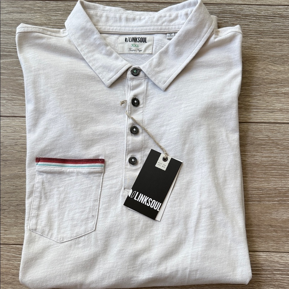 Linksoul Men’s Cotton Golf Polo Shirt